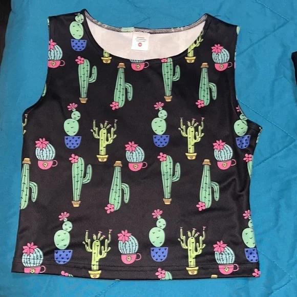 Cactus Crop Top - Picture 2 of 3
